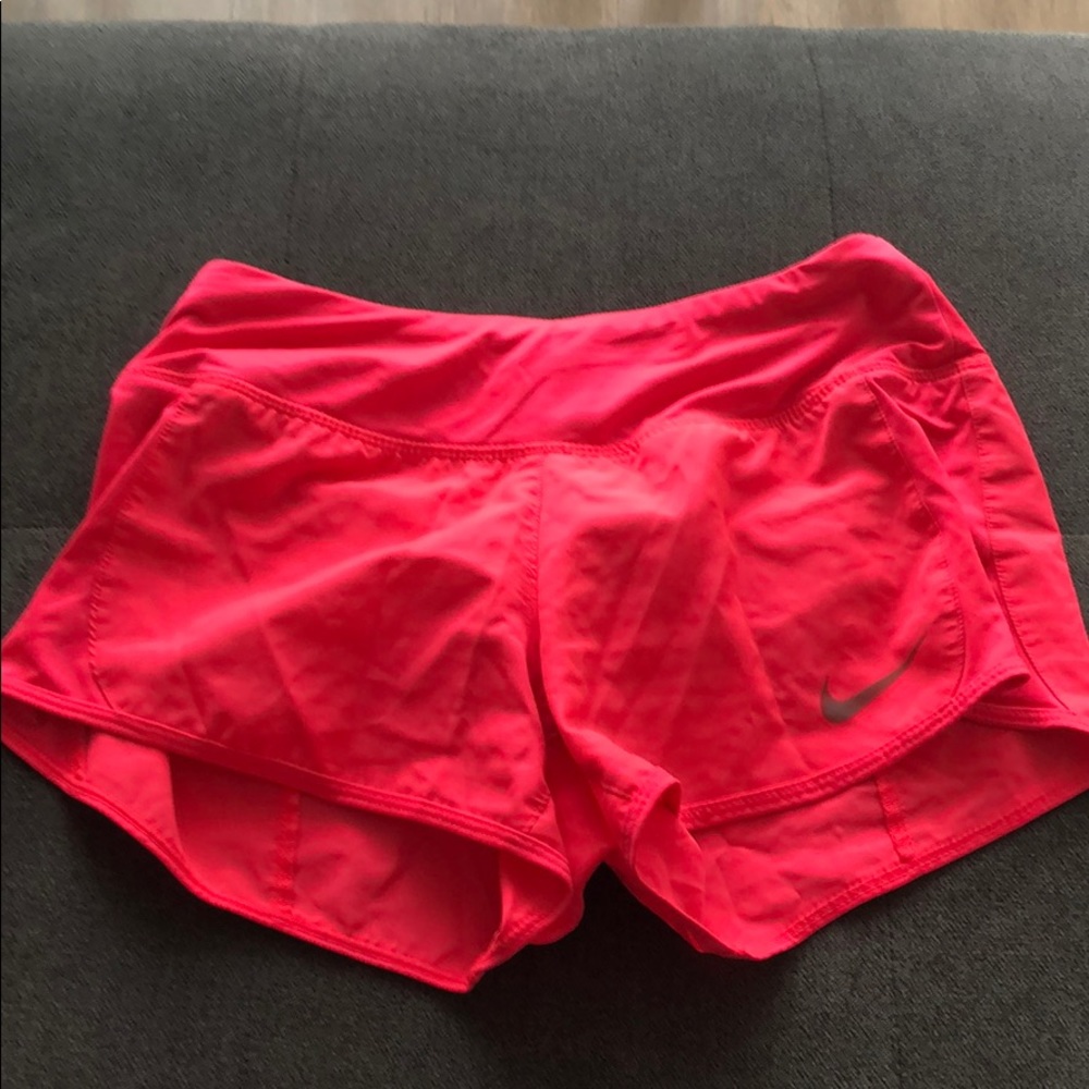 Pink nike shorts